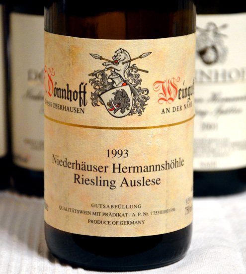 Dönnhoff Niederhäuser Hermannshöhle Auslese 1993