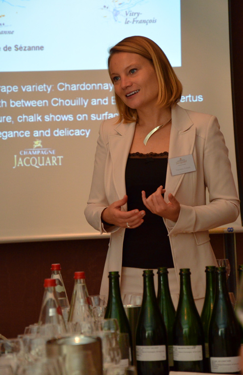 Champagner Jacquart Grundweinprobe mit Floriane-Eznack im Nassauer Hof