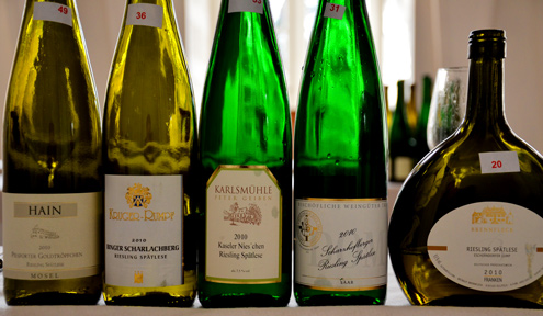 Weitere Weine im Finale der fruchtigen Rieslinge