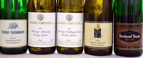 Weitere Weine im Finale der fruchtigen Rieslinge