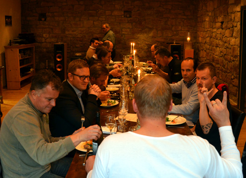Dinner mit Weinbloggern aus aller Welt in der Königsmühle