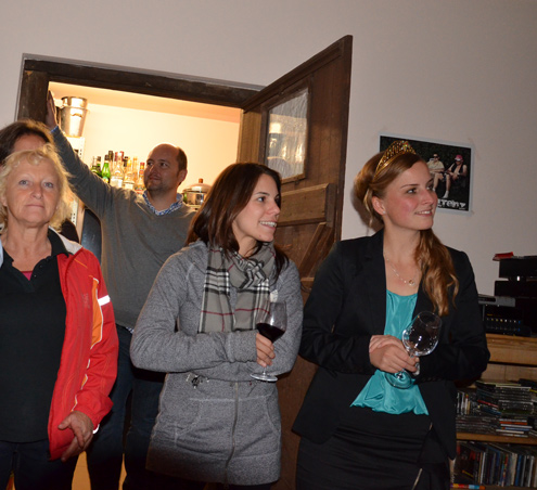 Party mit Weinbloggern aus aller Welt in der Königsmühle