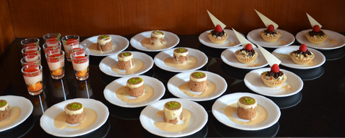 Fingerfood zu Champagner Jacquart im Nassauer Hof
