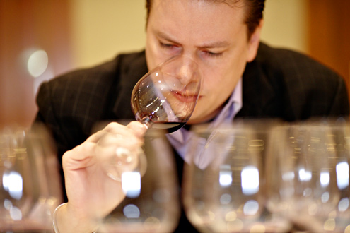 Weinkaiser-Autor Ralf Kaiser beim Penfolds-Tasting im Adlon