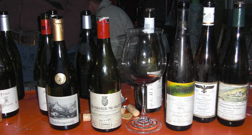Reife Weine auf beim Pinot Day