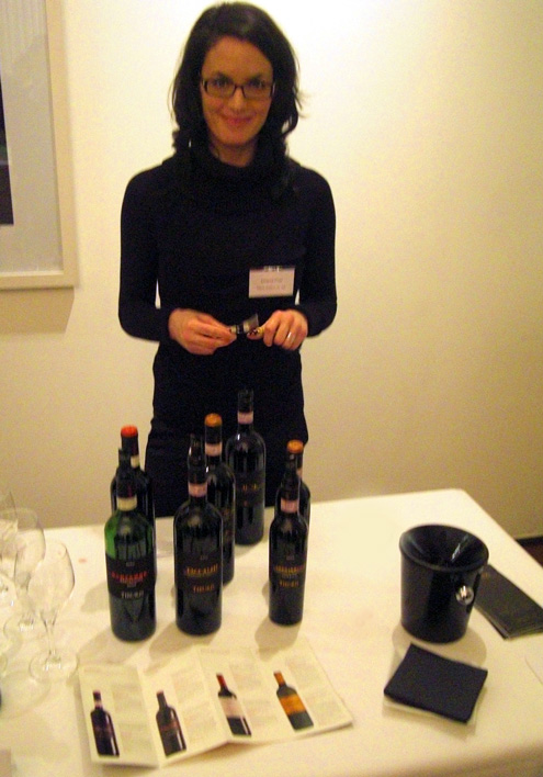 Stefania Pira präsentiert Sagrantino vom Tiburzi