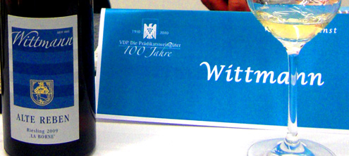 Wittmanns trockener Topwein - Versteigerungswein Riesling Alte Reben La Borne